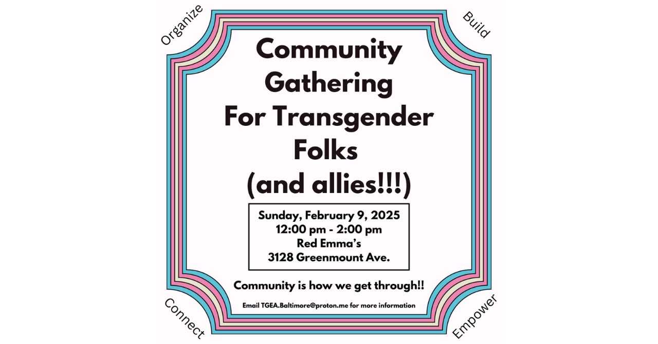 Community Gathering for Transgender Folks (and allies!!)