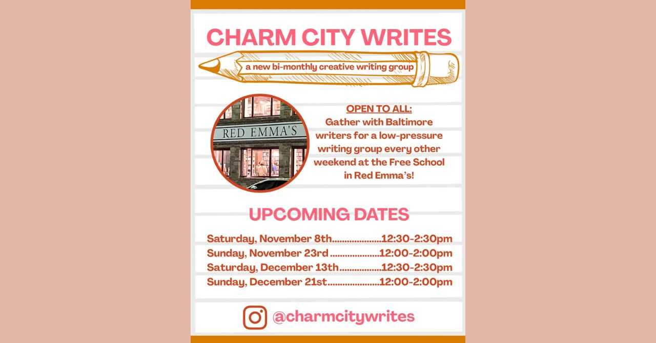 Charm City Writes December 13