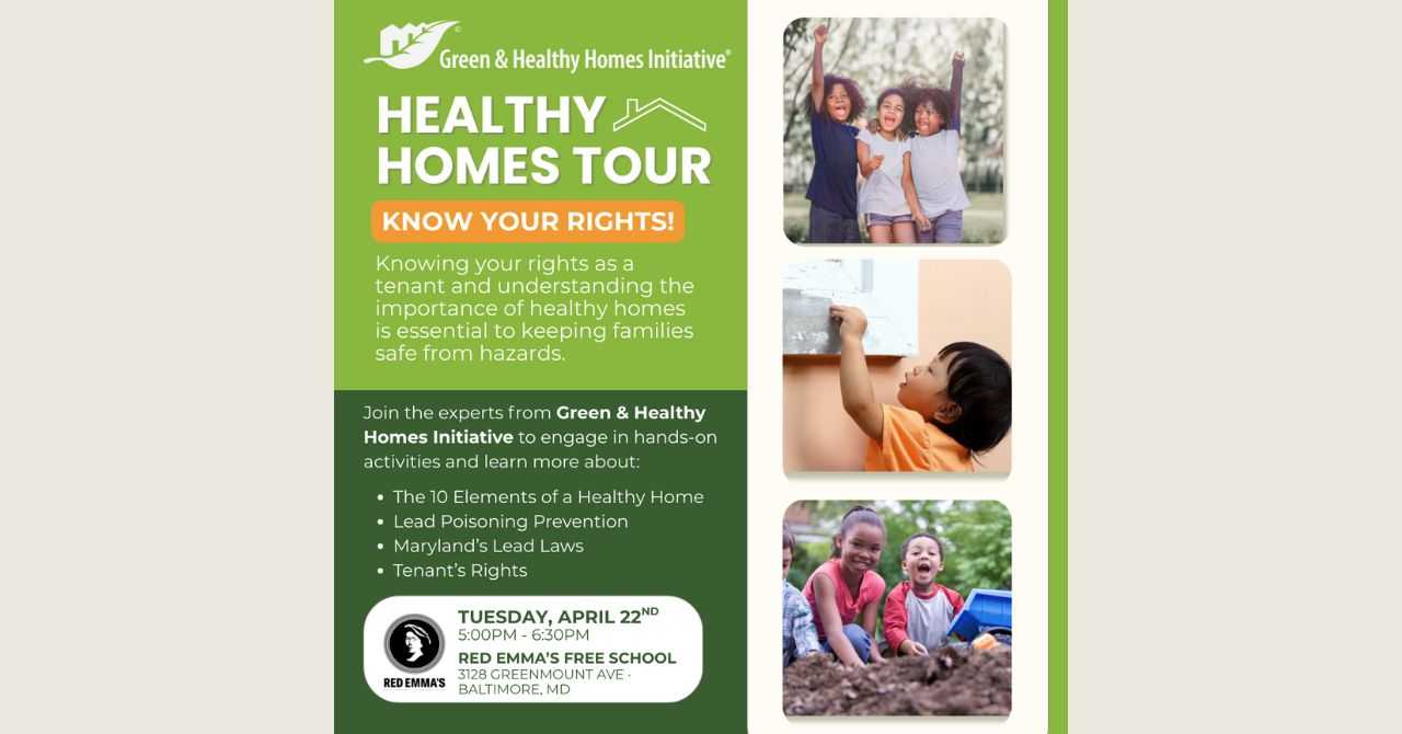 Green & Healthy Homes Initiative Healthy Homes Tour – Know Your Rights!
