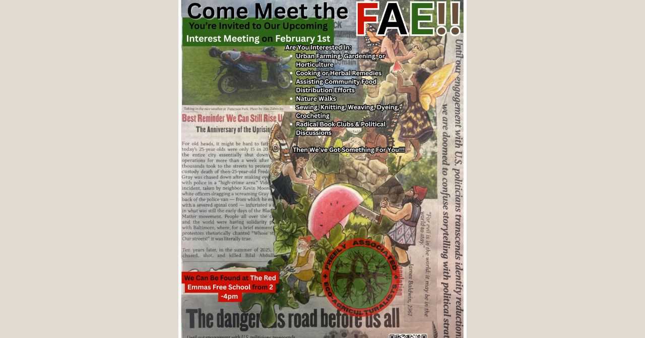  Freely Associated Eco-Agriculturalists (FAE) Interest Meeting