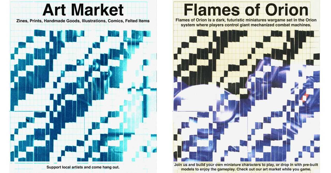 Flames of Orion: Game Demo & Art Market with Shirkerism Zine