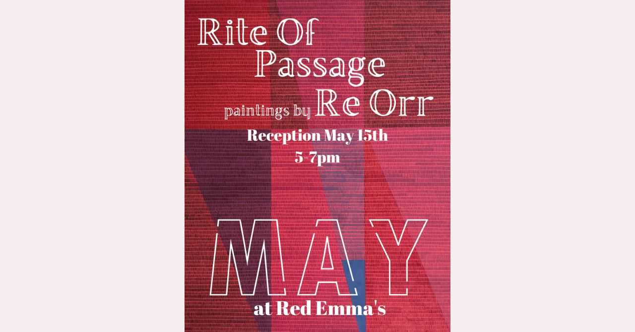 Reception: "Rites of Passage" Painting by Re Orr