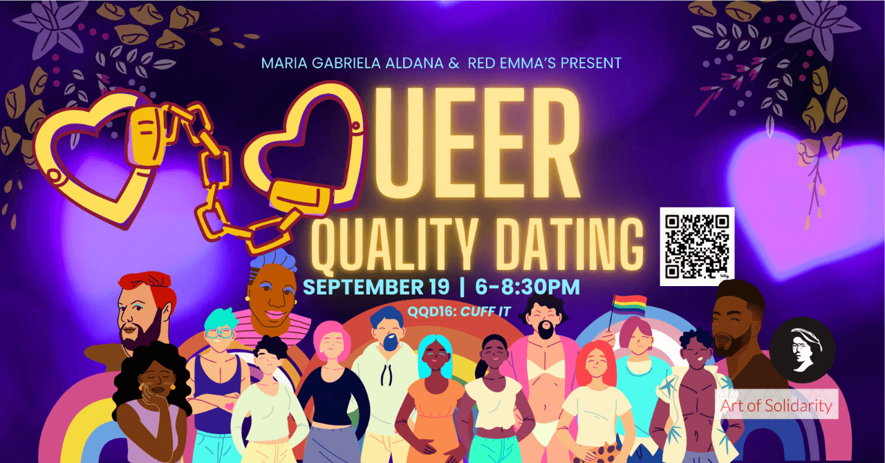 Ticketed event: Queer Quality Dating: CUFF IT!