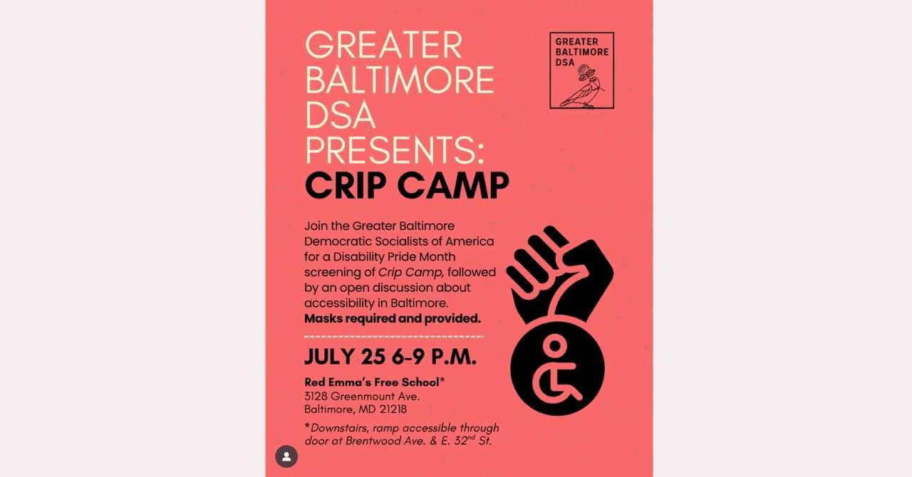 Screening: GBDSA presents "Crip Camp"