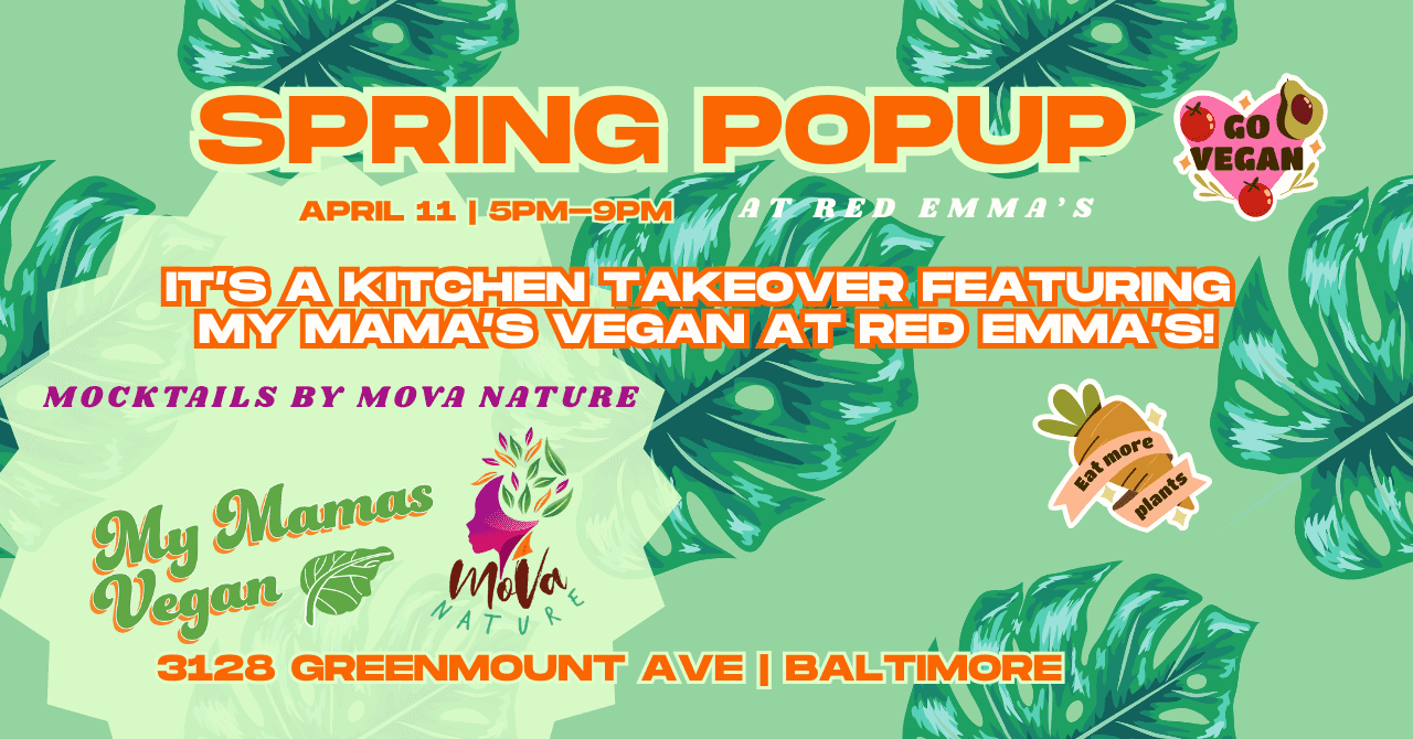 Spring Popup: My Mama's Vegan!