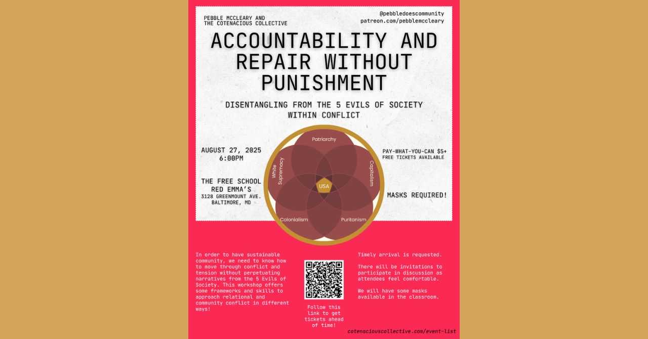 Accountability without Punishment: A Repair Skills Workshop
