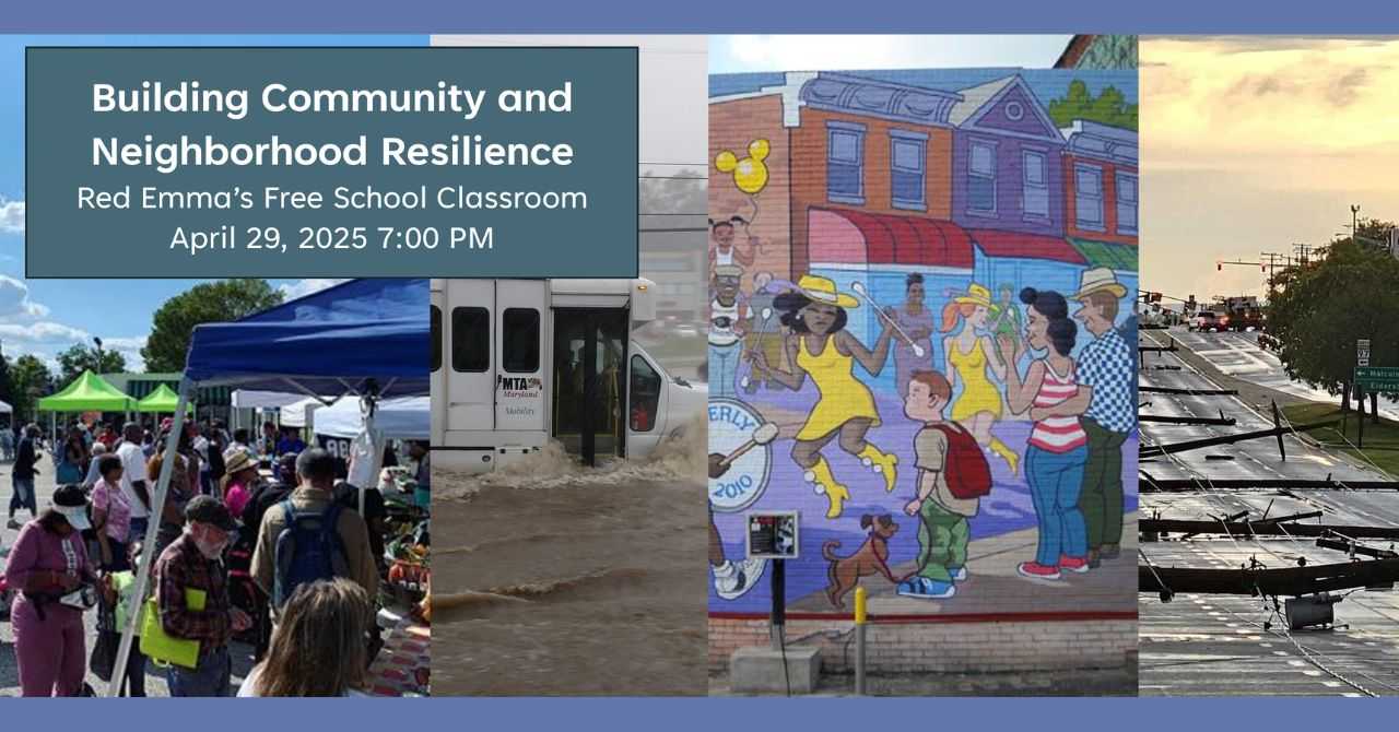 Building Community and Neighborhood Resilience 