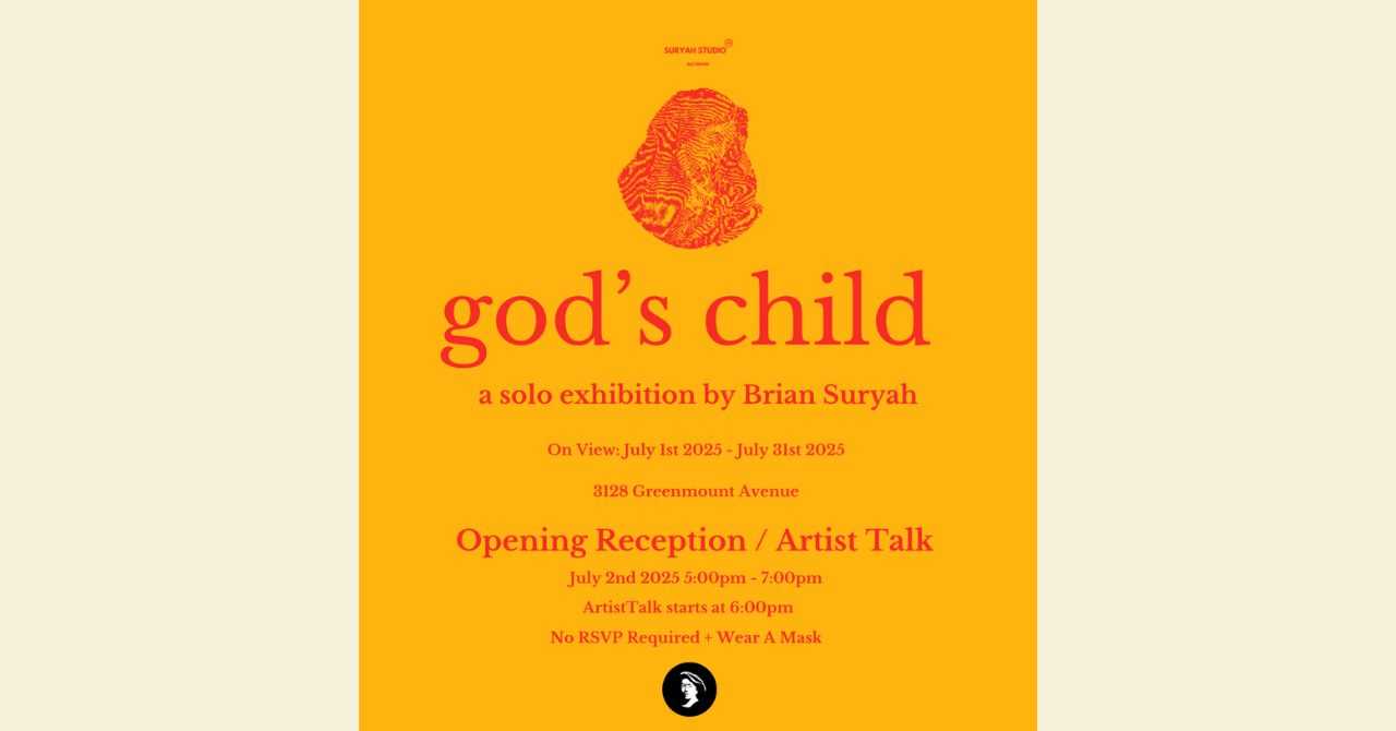 Opening Reception: Brian Suryah's "God's Child"